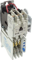 Eaton Cutler-Hammer - 110 Coil VAC at 50 Hz, 120 Coil VAC at 60 Hz, 18 Amp, Nonreversible Open Enclosure NEMA Motor Starter - 1 hp at 1 Phase - Apex Tool & Supply