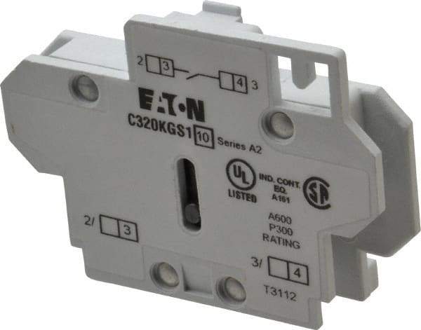 Eaton Cutler-Hammer - Starter Auxiliary Contact - For Use with 10-60A Contactors - Apex Tool & Supply