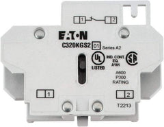 Eaton Cutler-Hammer - Starter Auxiliary Contact - For Use with 10-60A Contactors - Apex Tool & Supply