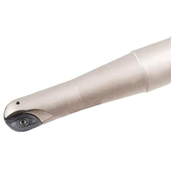 Iscar - 16mm Cut Diam, 13mm Max Depth of Cut, 16mm Shank Diam, 130mm OAL, Indexable Ball Nose End Mill - 36mm Head Length, Straight Shank, BCM Toolholder, BCR D160 Insert - Apex Tool & Supply