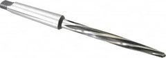 Interstate - 7/16" Reamer Diam, 7/32" Small End Diam, 2MT Morse Taper Shank, 4-3/8" Flute, Bridge Reamer - Apex Tool & Supply