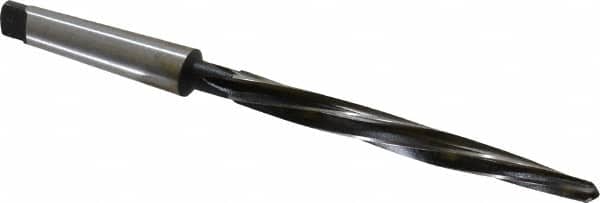 Interstate - 1/2" Reamer Diam, 5/16" Small End Diam, 2MT Morse Taper Shank, 5-1/8" Flute, Bridge Reamer - Apex Tool & Supply