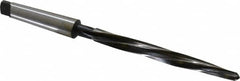Interstate - 1/2" Reamer Diam, 5/16" Small End Diam, 2MT Morse Taper Shank, 5-1/8" Flute, Bridge Reamer - Apex Tool & Supply