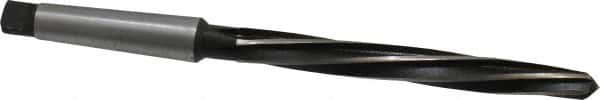Interstate - 9/16" Reamer Diam, 3/8" Small End Diam, 2MT Morse Taper Shank, 5-1/8" Flute, Bridge Reamer - Apex Tool & Supply