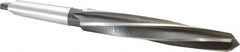 Interstate - 1-3/16" Reamer Diam, 59/64" Small End Diam, 3MT Morse Taper Shank, 7-3/8" Flute, Bridge Reamer - Apex Tool & Supply