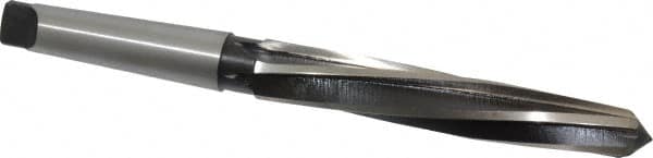 Interstate - 1-1/4" Reamer Diam, 63/64" Small End Diam, 4MT Morse Taper Shank, 7-3/8" Flute, Bridge Reamer - Apex Tool & Supply