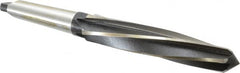 Interstate - 1-1/2" Reamer Diam, 1-1/4" Small End Diam, 4MT Morse Taper Shank, 7-3/8" Flute, Bridge Reamer - Apex Tool & Supply