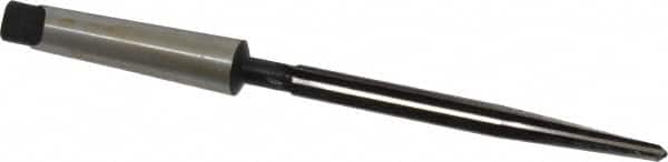 Interstate - 13/32" Reamer Diam, 7/32" Small End Diam, 2MT Morse Taper Shank, 4-3/8" Flute, Bridge Reamer - Apex Tool & Supply