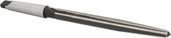 Interstate - 5/8" Reamer Diam, 25/64" Small End Diam, 2MT Morse Taper Shank, 6-1/8" Flute, Bridge Reamer - Apex Tool & Supply