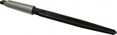 Interstate - 13/16" Reamer Diam, 35/64" Small End Diam, 3MT Morse Taper Shank, 7-3/8" Flute, Bridge Reamer - Apex Tool & Supply
