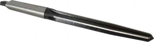 Interstate - 15/16" Reamer Diam, 43/64" Small End Diam, 3MT Morse Taper Shank, 7-3/8" Flute, Bridge Reamer - Apex Tool & Supply