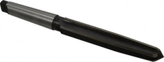 Interstate - 1-3/8" Reamer Diam, 1-1/8" Small End Diam, 4MT Morse Taper Shank, 7-3/8" Flute, Bridge Reamer - Apex Tool & Supply
