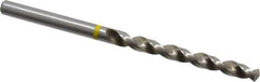 Accupro - #16 130° Vanadium High Speed Steel Jobber Drill - Bright Finish, Right Hand Cut, Spiral Flute, Straight Shank, 80mm OAL, Split Point - Apex Tool & Supply