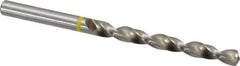 Accupro - 17/64" 130° Vanadium High Speed Steel Jobber Drill - Bright Finish, Right Hand Cut, Spiral Flute, Straight Shank, 109mm OAL, Split Point - Apex Tool & Supply