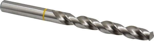 Accupro - 12mm 130° Vanadium High Speed Steel Jobber Drill - Bright Finish, Right Hand Cut, Spiral Flute, Straight Shank, 151mm OAL, Split Point - Apex Tool & Supply