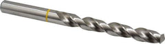 Accupro - 12mm 130° Vanadium High Speed Steel Jobber Drill - Bright Finish, Right Hand Cut, Spiral Flute, Straight Shank, 151mm OAL, Split Point - Apex Tool & Supply