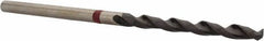 Accupro - #43 135° Cobalt Jobber Drill - TiAlN Finish, Right Hand Cut, Spiral Flute, Straight Shank, 53mm OAL, UX Point - Apex Tool & Supply