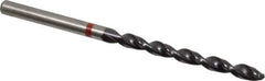 Accupro - 5/32" 135° Cobalt Jobber Drill - TiAlN Finish, Right Hand Cut, Spiral Flute, Straight Shank, 75mm OAL, UX Point - Apex Tool & Supply