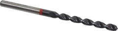 Accupro - 4.5mm 135° Cobalt Jobber Drill - TiAlN Finish, Right Hand Cut, Spiral Flute, Straight Shank, 80mm OAL, UX Point - Apex Tool & Supply