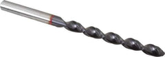 Accupro - 17/64" 135° Cobalt Jobber Drill - TiAlN Finish, Right Hand Cut, Spiral Flute, Straight Shank, 109mm OAL, UX Point - Apex Tool & Supply