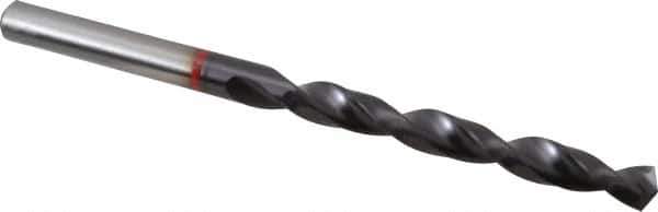 Accupro - 6.8mm 135° Cobalt Jobber Drill - TiAlN Finish, Right Hand Cut, Spiral Flute, Straight Shank, 109mm OAL, UX Point - Apex Tool & Supply