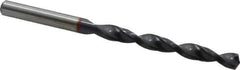 Accupro - 9/32" 135° Cobalt Jobber Drill - TiAlN Finish, Right Hand Cut, Spiral Flute, Straight Shank, 109mm OAL, UX Point - Apex Tool & Supply