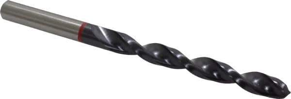 Accupro - 5/16" 135° Cobalt Jobber Drill - TiAlN Finish, Right Hand Cut, Spiral Flute, Straight Shank, 117mm OAL, UX Point - Apex Tool & Supply