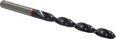 Accupro - 5/16" 135° Cobalt Jobber Drill - TiAlN Finish, Right Hand Cut, Spiral Flute, Straight Shank, 117mm OAL, UX Point - Apex Tool & Supply