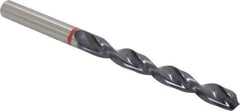 Accupro - 11/32" 135° Cobalt Jobber Drill - TiAlN Finish, Right Hand Cut, Spiral Flute, Straight Shank, 125mm OAL, UX Point - Apex Tool & Supply