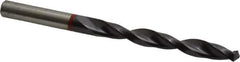 Accupro - 3/8" 135° Cobalt Jobber Drill - TiAlN Finish, Right Hand Cut, Spiral Flute, Straight Shank, 133mm OAL, UX Point - Apex Tool & Supply