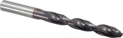 Accupro - 13mm 135° Cobalt Jobber Drill - TiAlN Finish, Right Hand Cut, Spiral Flute, Straight Shank, 151mm OAL, UX Point - Apex Tool & Supply