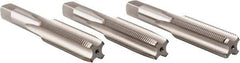 Hertel - 5/8-18 UNF, 4 Flute, Bottoming, Plug & Taper, Bright Finish, High Speed Steel Tap Set - 3-13/16" OAL, 2B/3B Class of Fit - Apex Tool & Supply