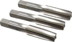 Hertel - 3/4-10 UNC, 4 Flute, Bottoming, Plug & Taper, Bright Finish, High Speed Steel Tap Set - 4-1/4" OAL, 2B/3B Class of Fit - Apex Tool & Supply