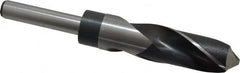 Hertel - 61/64" Drill, 118° Point, High Speed Steel Silver Deming & Reduced Shank Drill Bit - Apex Tool & Supply