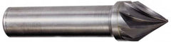 Hertel - 7/8" Head Diam, 1/2" Shank Diam, 3 Flute 60° Solid Carbide Countersink - Apex Tool & Supply