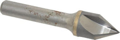 Hertel - 5/8" Head Diam, 3/8" Shank Diam, 3 Flute 60° Solid Carbide Countersink - Apex Tool & Supply