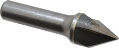 Hertel - 3/4" Head Diam, 1/2" Shank Diam, 3 Flute 60° Solid Carbide Countersink - Apex Tool & Supply