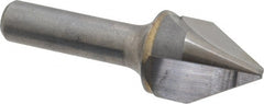 Hertel - 1" Head Diam, 1/2" Shank Diam, 3 Flute 60° Solid Carbide Countersink - Apex Tool & Supply