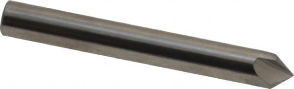 Hertel - 1/4" Head Diam, 1/4" Shank Diam, 3 Flute 82° Solid Carbide Countersink - Apex Tool & Supply