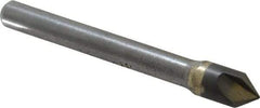 Hertel - 5/16" Head Diam, 1/4" Shank Diam, 3 Flute 82° Solid Carbide Countersink - Bright Finish, 2-1/2" OAL, Single End, Straight Shank, Right Hand Cut - Apex Tool & Supply