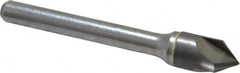 Hertel - 3/8" Head Diam, 1/4" Shank Diam, 3 Flute 82° Solid Carbide Countersink - Apex Tool & Supply