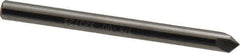 Hertel - 1/8" Head Diam, 1/8" Shank Diam, 3 Flute 90° Solid Carbide Countersink - Bright Finish, 1-1/2" OAL, Single End, Straight Shank, Right Hand Cut - Apex Tool & Supply