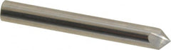 Hertel - 1/4" Head Diam, 1/4" Shank Diam, 3 Flute 90° Solid Carbide Countersink - Apex Tool & Supply