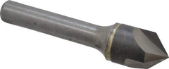 Hertel - 5/8" Head Diam, 3/8" Shank Diam, 3 Flute 90° Solid Carbide Countersink - Bright Finish, 2-5/8" OAL, Single End, Straight Shank, Right Hand Cut - Apex Tool & Supply