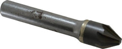 Hertel - 1/2" Head Diam, 3/8" Shank Diam, 6 Flute 60° Solid Carbide Countersink - Apex Tool & Supply