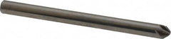 Hertel - 1/8" Head Diam, 1/8" Shank Diam, 6 Flute 82° Solid Carbide Countersink - Apex Tool & Supply