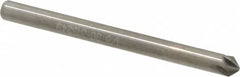Hertel - 1/8" Head Diam, 1/8" Shank Diam, 6 Flute 90° Solid Carbide Countersink - Apex Tool & Supply