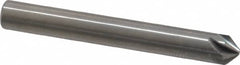 Hertel - 3/16" Head Diam, 3/16" Shank Diam, 6 Flute 90° Solid Carbide Countersink - Apex Tool & Supply