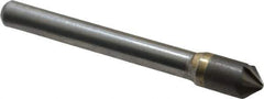 Hertel - 5/16" Head Diam, 1/4" Shank Diam, 6 Flute 90° Solid Carbide Countersink - Bright Finish, 2-1/2" OAL, Single End, Straight Shank, Right Hand Cut - Apex Tool & Supply