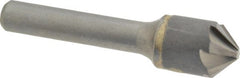 Hertel - 5/8" Head Diam, 3/8" Shank Diam, 6 Flute 90° Solid Carbide Countersink - Apex Tool & Supply